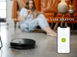 KYVOL E25 Staubsauger Roboter 2600PA Mit Ladestation, WLAN Staubsauger Mit Präzise Kartentechnologie, Bis Zu 150Min Laufzeit -Haushaltswaren Store a7ed9b4a0cbc9b7507edbce4d7fd8d56