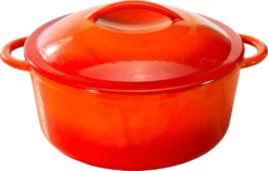 Gusseisen Kochtopf Orange Shadow 24cm -Haushaltswaren Store a7ee255d6fbde8803b18a771473d5835