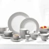 Kaffee- Und Tafelservice 48 Tlg. Doppio Grau