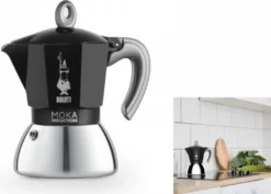 Bialetti MOKA 4TZ Induction Nera -Haushaltswaren Store a86108585d3ae0b3ddef22e38e40beb0