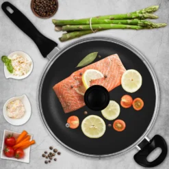 Löwenthal Pfanne Mit Glasdeckel 28cm Schmorpfanne Antihaft Hochraumpfanne Bratpfanne Induktion Grillpfanne Pfanne Universalpfanne -Haushaltswaren Store a889e973fbe3f3411abfe96300813d62