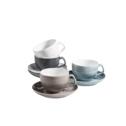 Mäser 931609 Kaffeetassen-Set Derby Für 4 Personen, Porzellan, Weiß/hellblau/beige (1 Set, 8-teilig) 8 Mäser 931609 Kaffeetassen-Set Derby Für 4 Personen, Porzellan, Weiß/hellblau/beige (1 Set, 8-teilig) -Haushaltswaren Store a8cfd344d3619b66fceea1217651ff24