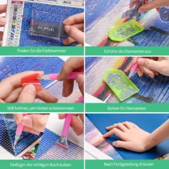 Diamond Painting 5D Diamant Painting Set, DIY Diamant Painting Vollbohrer Kit, Geschenk Für Erwachsene Kinder -Haushaltswaren Store a9268136e637cfe685a80317bbd0d5fe