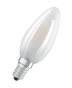 Osram LED Leuchtmittel Retrofit CLB 40 E14 4W Warmweiß, Weiß Matt -Haushaltswaren Store a939471bcb2ac55add1e7db530e144a6