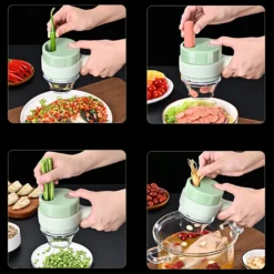 4 In 1 Hand Elektro Gemüseschneider Multifunktionaler Gemüse Obst Schneider -Haushaltswaren Store a9820aa8f648da8ae4f981be5725a95c