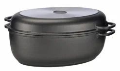 Universalbräter 7,5 L Alu-Gussbräter Multi-Grill-Bräter Deckel = Auflaufform -Haushaltswaren Store a9cf14e0e03efbd854654600ddd64f89