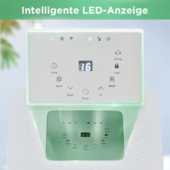 Merax 3in1 Mobile Klimagerät 9000 BTU Klimaanlage Mit Entfeuchtung, Fernbedienung Und Abluftschlauch, Klimaanlage Für Räume Bis 100 M³, Ventilationsfunktion Und 24h-Timer, 1003W[EEK A] -Haushaltswaren Store aa3046d4f40944bd785420129372d576