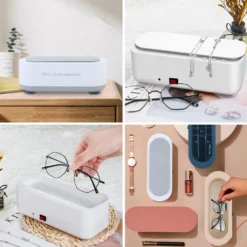 Ultraschallreiniger, Brillenreiniger, Schmuckreiniger, Betrieb Mit Leitungswasser,Für Schmuck, Brillen, Ringe, Silber, Uhren -Haushaltswaren Store aa6583a81a2ae106dbf285f7f6e4a011