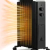 COSTWAY Ölradiator 3 Heizstufen 5-35℃ Für 20㎡, 7 Rippen Heizkörper 1500W, Elektrische Heizung Mobil Mit Thermostat, Überhitzungsschutz & Räder, Schwarz 1 COSTWAY Ölradiator 3 Heizstufen 5-35℃ Für 20㎡, 7 Rippen Heizkörper 1500W, Elektrische Heizung Mobil Mit Thermostat, Überhitzungsschutz & Räder, Schwarz -Haushaltswaren Store aa660b2c210a013c8cc5767bd464122d