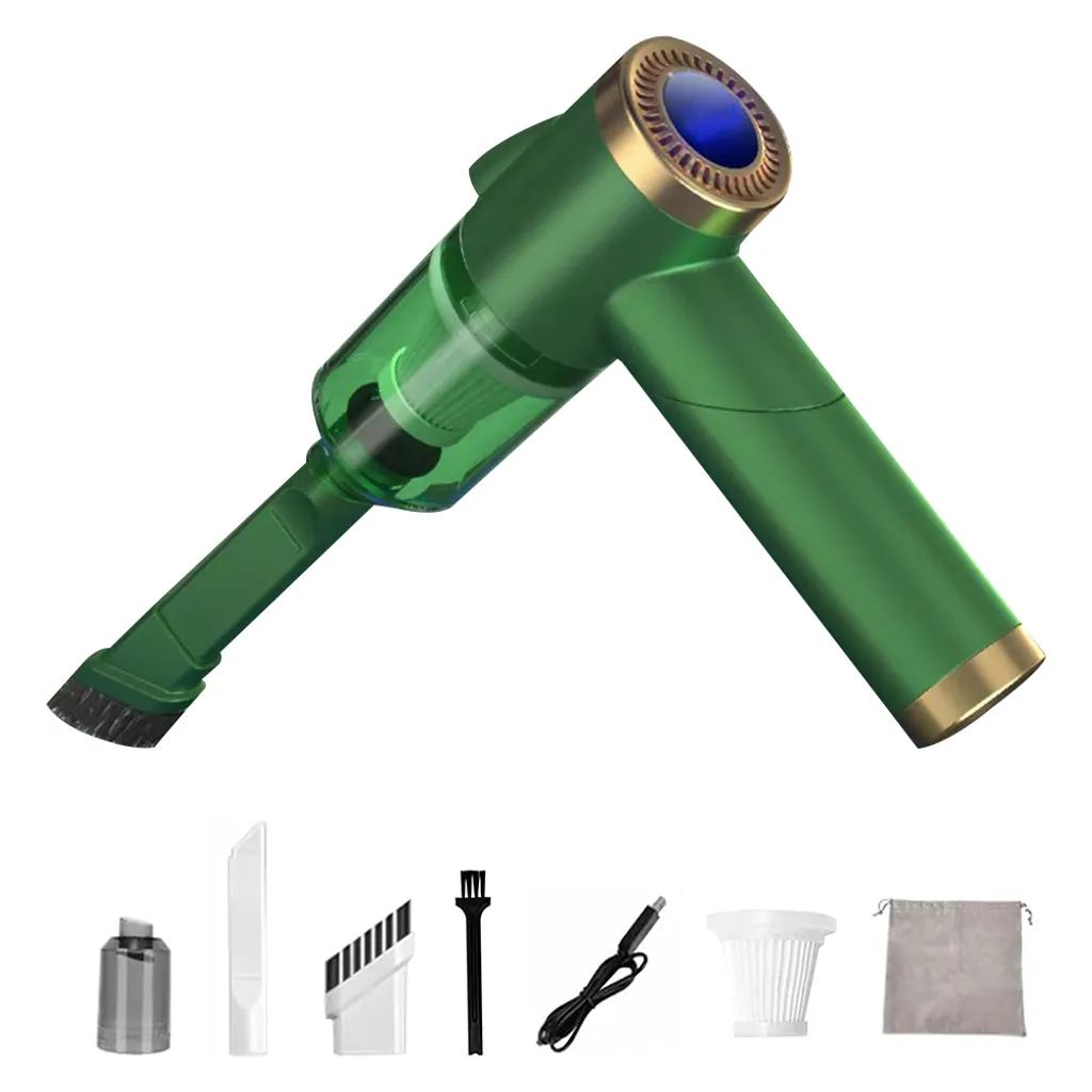 Auto Staubsauger, Rikimxin Handstaubsauger 9000Pa Starke Power Sauger Tragbarer Mini Autostaubsauger Kabellos Wiederaufladbar Staubsauger Mit LED-Licht 90° Rotation Vakuum ,Green 3 Auto Staubsauger, Rikimxin Handstaubsauger 9000Pa Starke Power Sauger Tragbarer Mini Autostaubsauger Kabellos Wiederaufladbar Staubsauger Mit LED-Licht 90° Rotation Vakuum ,Green