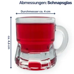 Schnapsglas Schnapsgläser Schnaps Stamper Kurze Glas Mit Henkel 2cl 12,24,48 Stk, Menge:48 -Haushaltswaren Store ab85d70d00c131c8656b4c713c67efff