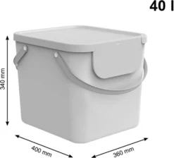 ROTHO Wäschesortiersystem 40 L ALBULA , Farbe:Mistletoe Weiß 9 ROTHO Wäschesortiersystem 40 L ALBULA , Farbe:Mistletoe Weiß -Haushaltswaren Store ab989c41e764add357abf992f70f88fe