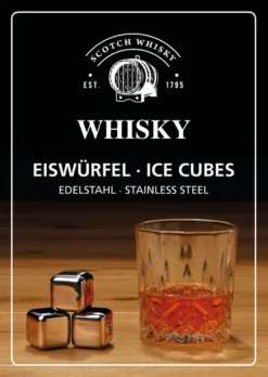 Whisky Geschenk-Set Mit 2 Gläsern, Eiswürfeln Aus Edelstahl, Zange, Samtbeutel In Einer Schönen Holzbox -Haushaltswaren Store ab9e349eb0ac8f344c2cdd83d17f1d30