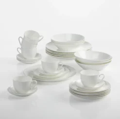 Maxwell & Williams Cashmere Resort Kaffee- Und Tafelset, Coupe, Geschenkbox, Bone China Porzellan, 30-tlg., BC1960 -Haushaltswaren Store abe23a44847da4aaa2fa5614571f9fae