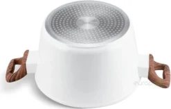 Weiße Keramik-Marmortöpfe Mit Bratpfanne Und Wok Set 15-teiliges -Haushaltswaren Store abf6d2690058db5c84301f8f4bc5f8a6