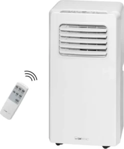 Clatronic Klimagerät CL 3671 Mit LED-Display - Farbe: Weiß - Funktionen: Kühlen, Entfeuchten, Gebläse - 780 W - Inkl. 1,5 M Abluftschlauch + Fensterabluft-Kit + Infrarot-Fernbedienung; 263 807 -Haushaltswaren Store acf69998aad1c072bf1561174eb97a26