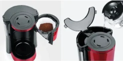 SEVERIN Kaffeemaschine KA 4817 TYPE 1.000 W Rot / Schwarz -Haushaltswaren Store ad9578d8376dff7741e011df319fc89a