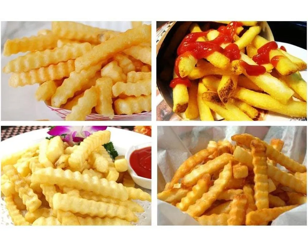 Kartoffelschneider , Pommes Wellenmesser , Küchengerät Schneidewerkzeug Für Gemüse, Kartoffeln, Zwiebeln 9 Kartoffelschneider , Pommes Wellenmesser , Küchengerät Schneidewerkzeug Für Gemüse, Kartoffeln, Zwiebeln – Bild 7