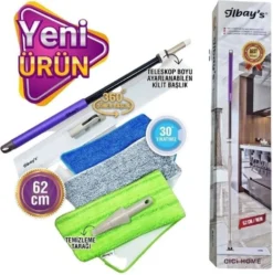 Ilbays Multifunktionaler Mopp Bodenwischer Set Mit 3 Bezügen 13 Ilbays Multifunktionaler Mopp Bodenwischer Set Mit 3 Bezügen -Haushaltswaren Store ae645b3a6c4db81293093456a941be8b