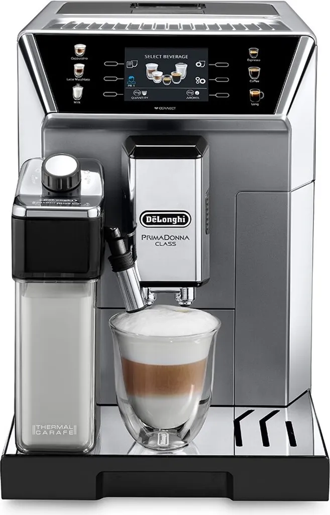 De'Longhi Delonghi Ecam 550.85.MS Primadonna Class Silber Kaffeevollautomat Kegel-Mahlwerk 3 De'Longhi Delonghi Ecam 550.85.MS Primadonna Class Silber Kaffeevollautomat Kegel-Mahlwerk