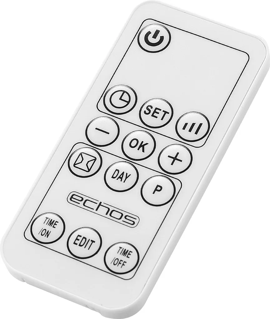 Echos Keramik Heizlüfter | Mit Fernbedienung | 2 Leistungsstufen (1000, 2000 W) | Wandmontage Möglich | 9 Echos Keramik Heizlüfter | Mit Fernbedienung | 2 Leistungsstufen (1000, 2000 W) | Wandmontage Möglich | – Bild 7