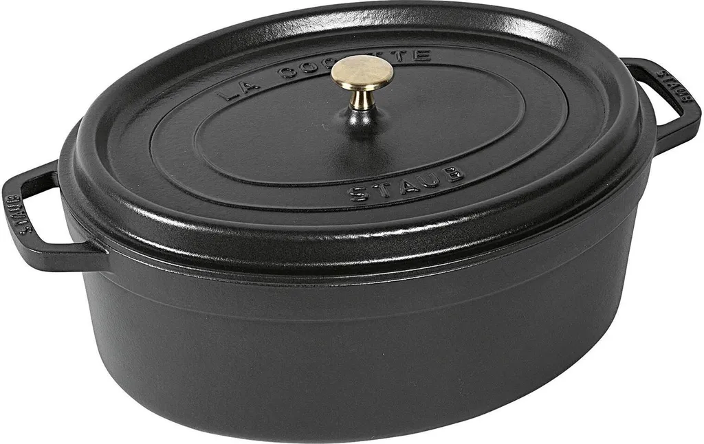 STAUB Cocotte Oval 37cm Schwarz 3 STAUB Cocotte Oval 37cm Schwarz