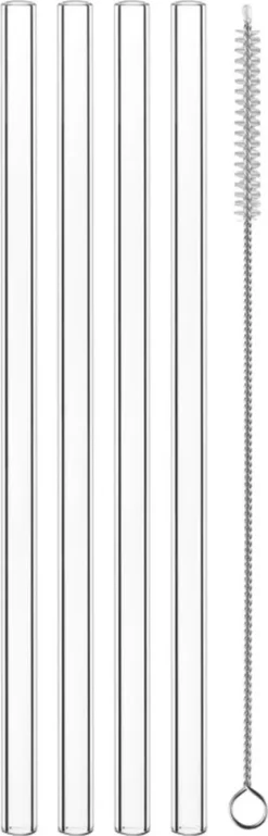 Nachtmann Latte Macchiato Set/4 + 4 Glastrinkhalme 7604/8tlg. Noblesse 104671 -Haushaltswaren Store afb6cf24673128d0ee3c9a9f20268099