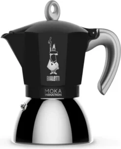Bialetti MOKA 4TZ Induction Nera -Haushaltswaren Store b02cbf345a6455cedc795fa5799e5538