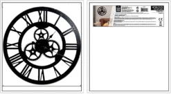 Uhr Mit Zahnrad 70 Cm 7 Uhr Mit Zahnrad 70 Cm -Haushaltswaren Store b03753f4e25ff629111e0f7935a7e91e