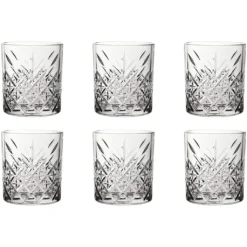 Pasabahce 52790 Whisky Glas Tumbler Timeless Im Kristall-Design, Höhe 9,6 Cm, 345 Ml, 4 Stück, Retro-Design -Haushaltswaren Store b0520f106aab44e256b6bad69564ac80