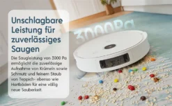 Yeedi Vac 2 Pro Staubsauger Saugroboter Wischfunktion 3000Pa 5200mAh 240min Kehrroboter -Haushaltswaren Store b091947f6bae5d45d6efde94315ca7f0