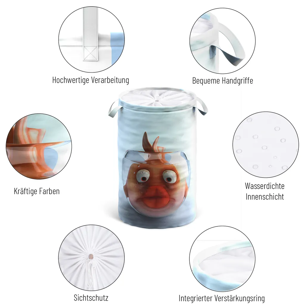 Wäschekorb Goldfisch 4 Wäschekorb Goldfisch – Bild 2