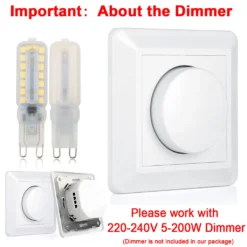 10x G9 5W LED Glühbirne Warmweiß Birne Leuchtmittel Ersatz Halogen 40W -Haushaltswaren Store b1977834d19327c891bf262141260d98 1