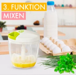 RIGUTTO® Premium Zwiebelschneider Mit Seilzug [Mehr Als 7 Funktionen] Verbessertes Konzept I Zerkleinerer & Zwiebelhacker Manuell I 900ml… -Haushaltswaren Store b1d3f4d695da3a2d150b102154e5b57b