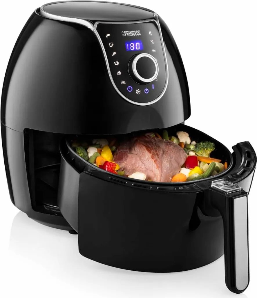 Princess Aerofryer XXL 1700 W 5,2 L Schwarz 4 Princess Aerofryer XXL 1700 W 5,2 L Schwarz – Bild 2