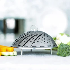 Edelstahl Dampfgarer Einstellbar Dünsteinsatz (16cm-25cm) Dämpfeinsatz Für Kochtöpfe -Haushaltswaren Store b297f7103235041c609a4402d812ba39