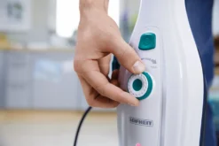 Leifheit Dampfreiniger CleanTenso Inkl. 2er Set Ersatz-Wischbezüge -Haushaltswaren Store b2ab0ec17f164a6f817ac699f33c1288