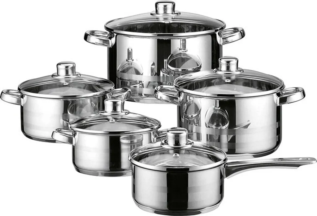 ELO 99805 Topf-Set Skyline 5tlg., Silber, 5-teilig (1 Set) 3 ELO 99805 Topf-Set Skyline 5tlg., Silber, 5-teilig (1 Set)