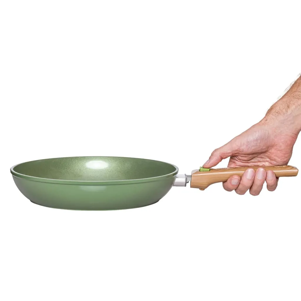 Just Vegan ECO Pfanne Mit Abnehmbarem Griff 24 Cm Aluminium Grün 10 Just Vegan ECO Pfanne Mit Abnehmbarem Griff 24 Cm Aluminium Grün – Bild 8