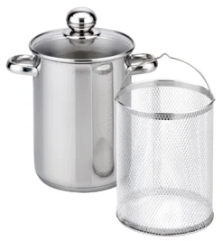 GSW Spargel- Und Spaghettitopf 16 Cm Mit Glasdeckel, 643160, Edelstahl Rostfrei, Ca. 4,2 L -Haushaltswaren Store b2ebfc2eaeaabc6b1ea5e66e6d4b9dd5