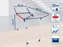 Leifheit Standtrockner Pegasus 200 Solid Comfort -Haushaltswaren Store b3297582ddde563e0387ac4d94a1cad0