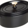 Staub Cocotte Oval 37 Cm Schwarz 1 Staub Cocotte Oval 37 Cm Schwarz -Haushaltswaren Store b3520b5fb7506252bda65b31e4e7bc88