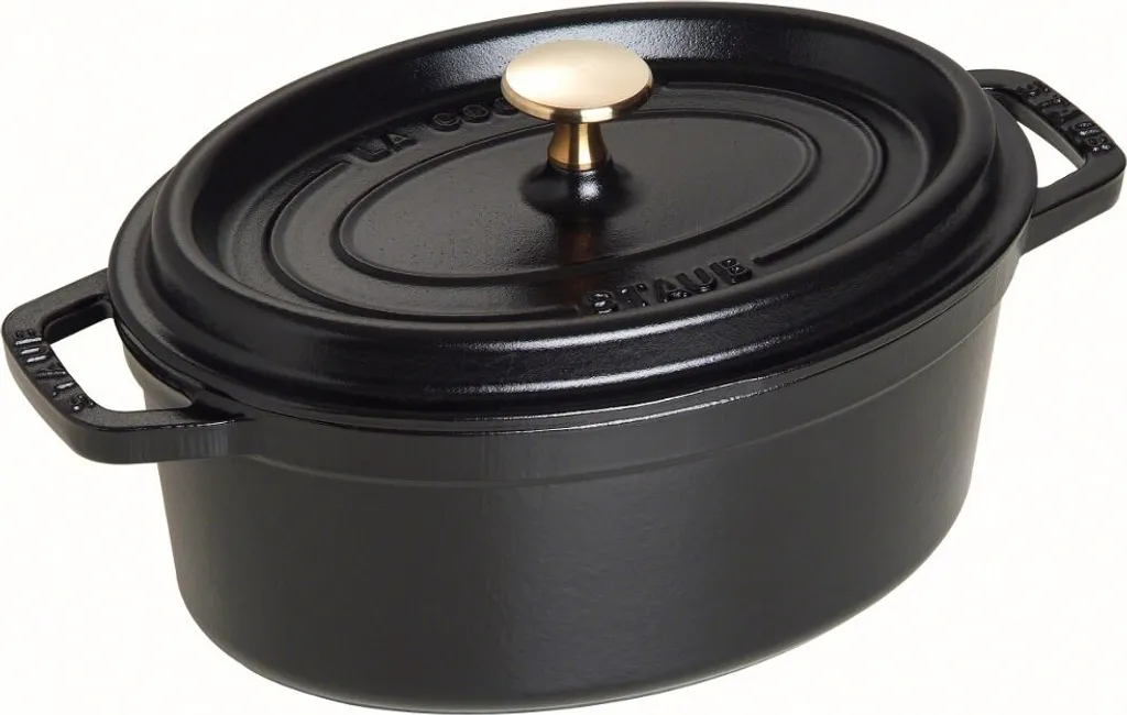 Staub Cocotte Oval 37 Cm Schwarz 3 Staub Cocotte Oval 37 Cm Schwarz