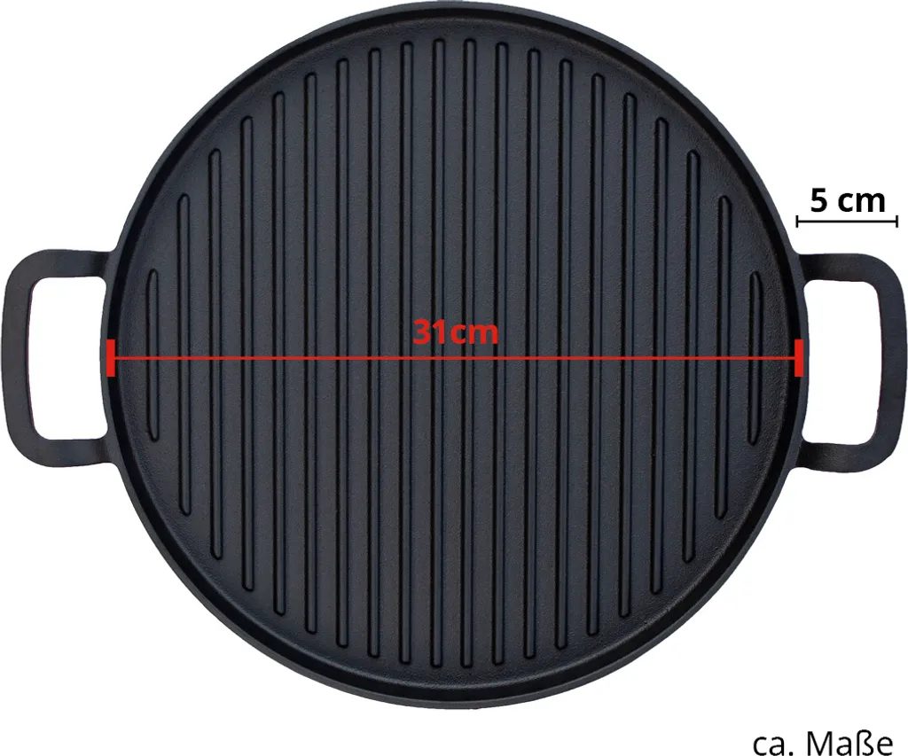 TAINO PLATINUM Flex Grillpfanne Gusseisen Pfanne Gusspfanne Zubehör Gasgrill BBQ 5 TAINO PLATINUM Flex Grillpfanne Gusseisen Pfanne Gusspfanne Zubehör Gasgrill BBQ – Bild 3