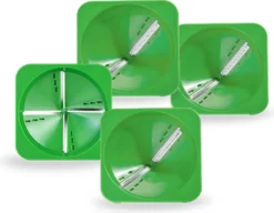 Genius Nicer Dicer Julietti Spiralschneider Deluxe-Set 17-tlg, A82121 -Haushaltswaren Store b3c25bf111e1a28514e9d442b4451101