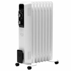 Flexot® Ölradiator 600W / 900W / 1500W - 3 Powerstufen 7 Rippen Elektroheizung Heizung Heizer Heater Radiator Überhitzungsschutz Thermostat Kabelaufwicklung Heizgerät Radiator -Haushaltswaren Store b40bf8bbc412d05545d8ed4324df22e5