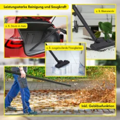 Clatronic Nass Trockensauger 3in1 Trockensauger Nasssauger Und Gebläsefunktion, 20L Tank, Extra Langes Kabel (5m) Inkl. Aufsätze U. Auswaschbarem Permanentfilter, 1200 Watt, BS 1313 -Haushaltswaren Store b4297f82186d1cfec729ddf4a618c9a5