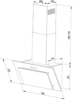 Dunstabzugshaube Schräghaube Kopffrei Schwarz 60 Cm + Filter Umluftset Respekta 9 Dunstabzugshaube Schräghaube Kopffrei Schwarz 60 Cm + Filter Umluftset Respekta -Haushaltswaren Store b4aa6c38405f38cfd2c9389dcb60cc31
