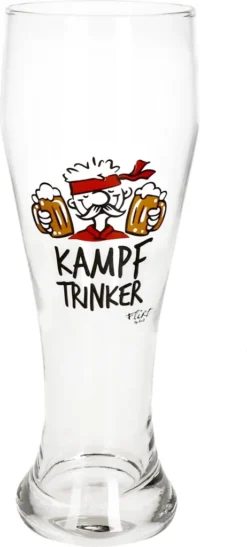 2x Weizenbiergläser Mutmacher Kampftrinker Weißbierglas 0,5L -Haushaltswaren Store b5815ada5c777aaab1b47ccfd44bce8d