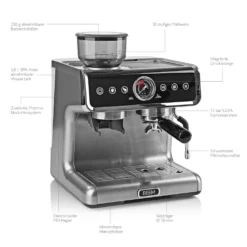 BEEM ESPRESSO-GRIND-PROFESSION Espresso-Siebträgermaschine Mit Mahlwerk + 1x ESPRESSO PERFETTO Ganze Bohne + 1x CAFÉ CREMA Ganze Bohne Espressomaschine Siebträger Maschine Barista Edelstahl Mit Mahlwerk Inkl Kaffee 20 BEEM ESPRESSO-GRIND-PROFESSION Espresso-Siebträgermaschine Mit Mahlwerk + 1x ESPRESSO PERFETTO Ganze Bohne + 1x CAFÉ CREMA Ganze Bohne Espressomaschine Siebträger Maschine Barista Edelstahl Mit Mahlwerk Inkl Kaffee -Haushaltswaren Store b5efb1c5c4b73530c8676152965c507d